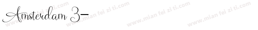 Amsterdam 3字体转换